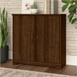 Bush Furniture Cabot Small Storage Cabinet in Modern Walnut - Engineered Wood