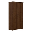 Bush Furniture Cabot Tall Storage Cabinet in Modern Walnut - Engineered Wood