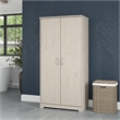 Bush Furniture Cabot Tall Bathroom Cabinet in Linen White Oak - Engineered Wood