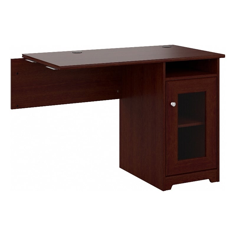 Bush Furniture Cabot Desk Return in Harvest Cherry Engineered Wood