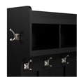 Woodland Entryway Storage Set with Doors in Black Suede Oak - Engineered Wood