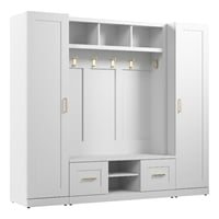 Bush Furniture 17W Tall Narrow Storage Cabinet