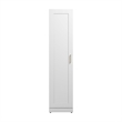 Hampton Heights Tall Narrow Storage Cabinet with Door in White - Engineered Wood