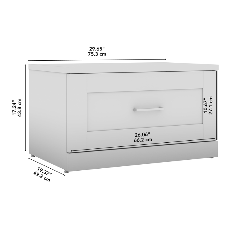  Bush Furniture Hampton Heights Home Full Entryway Storage Set  with Hall Trees and Shoe Benches with Drawers