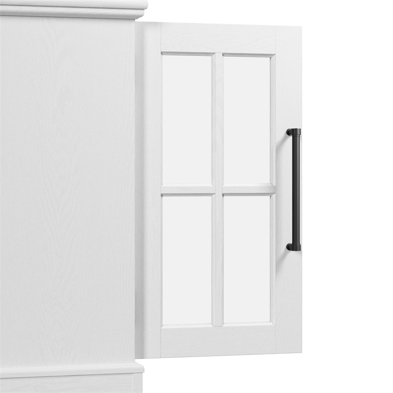 Bush Westbrook 60W L Shaped Desk with Hutch and Storage - Engineered Wood