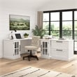 Bush Westbrook 60W L Shaped Desk with Hutch and Storage - Engineered Wood
