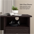Cabot 60W L Shaped Computer Desk with Storage in Espresso Oak - Engineered Wood