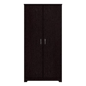 Cabot Tall Bathroom Storage Cabinet with Doors in Espresso Oak - Engineered Wood