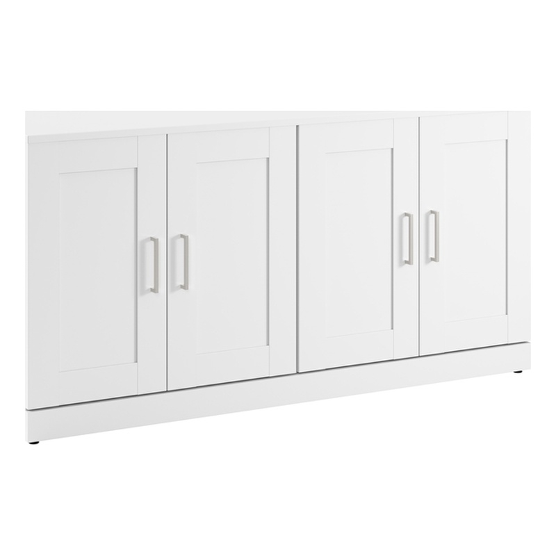 Bush Furniture Hampton Heights 60W Buffet in White Engineered