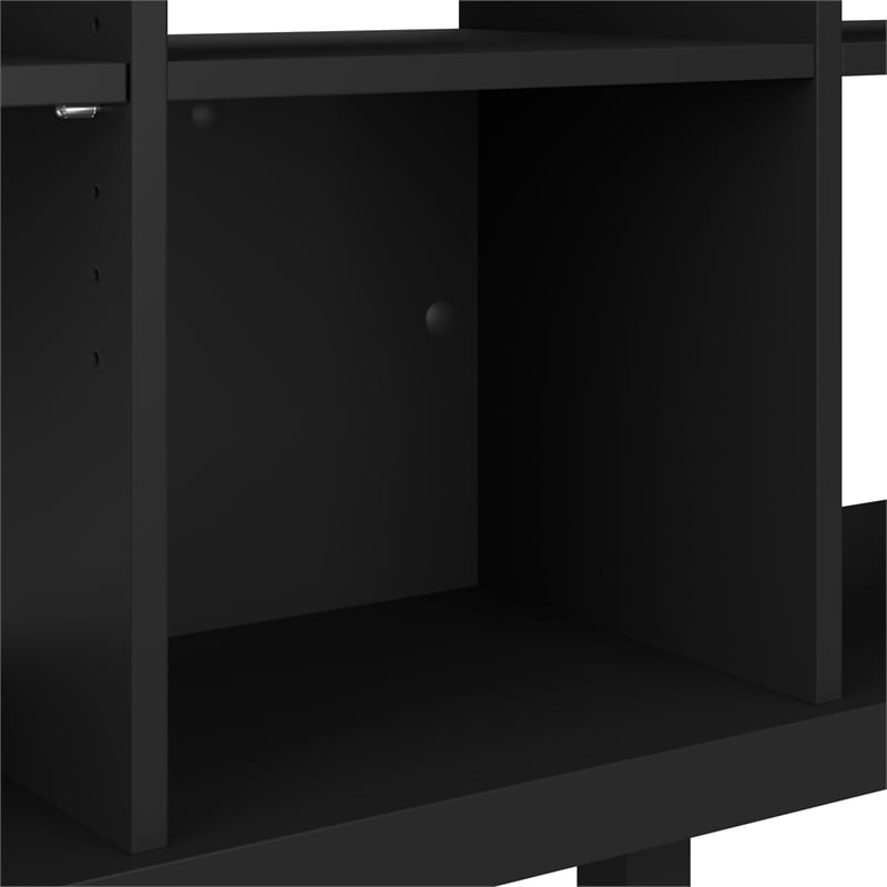 Broadview 6 Cube Organizer in Classic Black - Engineered Wood