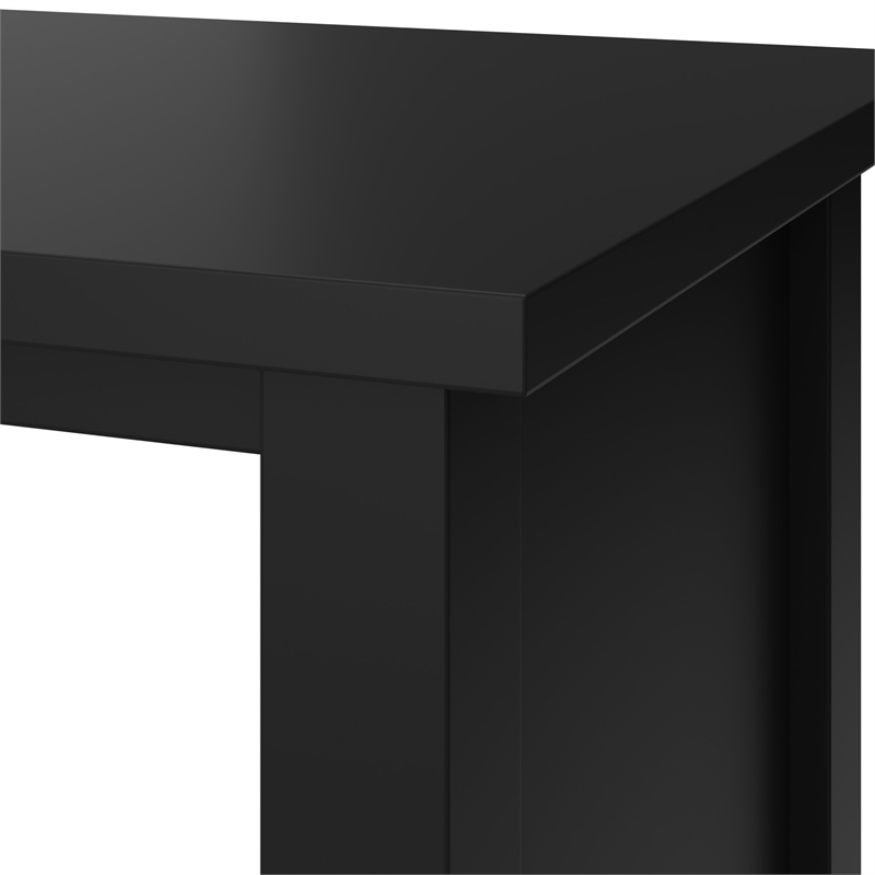 Broadview 6 Cube Organizer in Classic Black - Engineered Wood