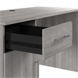 Somerset 54W Office Desk with Drawer in Platinum Gray - Engineered Wood