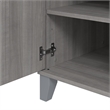 Somerset 54W Office Desk with Drawer in Platinum Gray - Engineered Wood
