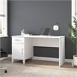 Somerset 54W Office Desk with Drawer and Storage Cabinet - Engineered Wood