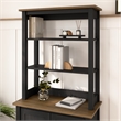 Mayfield Tall Hutch Organizer in Vintage Black and Reclaimed Pine