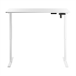 Bush Furniture Energize 55W x 24D Electric Height Adjustable Desk in Basic White
