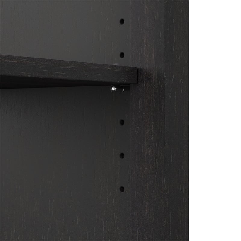 Mayfield Accent Cabinet with Doors in Vintage Black and Reclaimed Pine