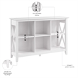 Key West 6 Cube Bookcase in Pure White Oak - Engineered Wood