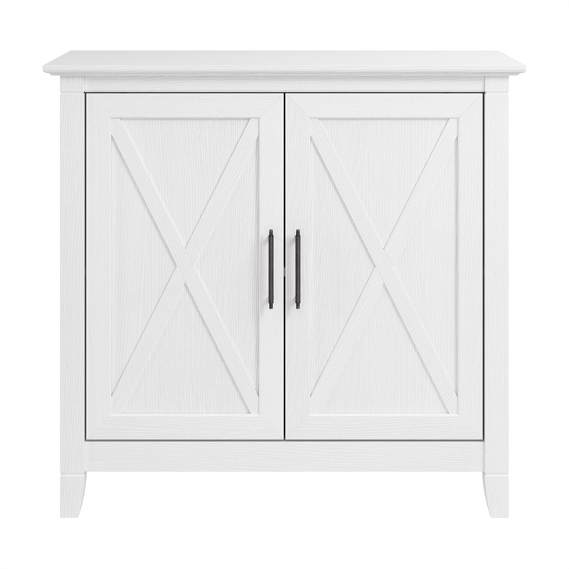 Key West Small Storage Cabinet with Doors in Pure White Oak - Engineered Wood