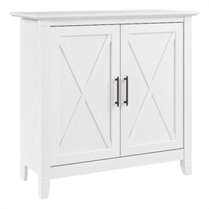 Key West Small Storage Cabinet with Doors in Pure White Oak - Engineered Wood