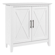 Key West Small Storage Cabinet with Doors in Pure White Oak - Engineered Wood
