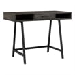Steele 40W Writing Desk in Dark Gray Hickory by Bush Furniture - Engineered Wood