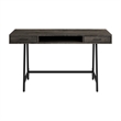 Steele 54W Writing Desk in Dark Gray Hickory by Bush Furniture - Engineered Wood