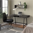 Steele 54W Writing Desk in Dark Gray Hickory by Bush Furniture - Engineered Wood