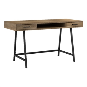 Steele 54W Writing Desk in Reclaimed Pine by Bush Furniture - Engineered Wood