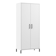 Essence Tall Storage Cabinet with Doors - Engineered Wood