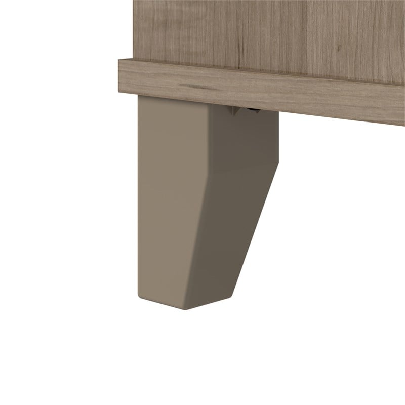 Somerset Small Storage Cabinet with Doors in Ash Gray - Engineered Wood