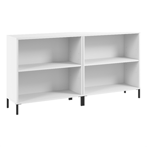Essence 2 Shelf Bookcase - Set of 2 - Engineered Wood
