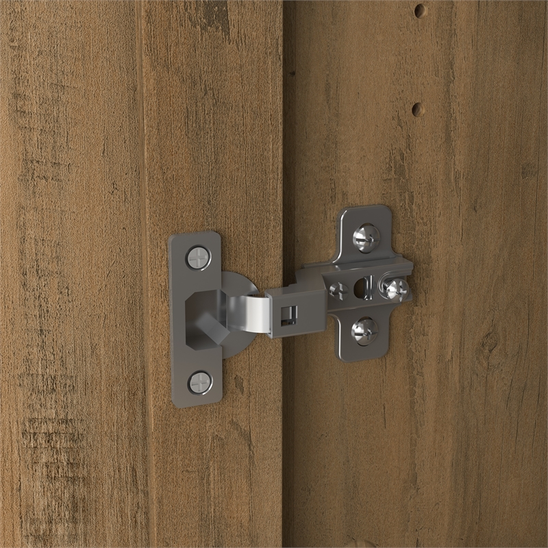 Key West Kitchen Pantry Cabinet with Doors in Reclaimed Pine - Engineered Wood