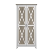 Key West Engineered Wood Kitchen Pantry Cabinet with Doors in Shiplap Gray/White