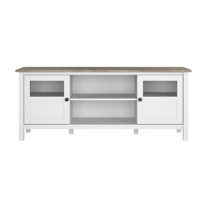 Mayfield 60W TV Stand with Doors and Shelves - Engineered Wood
