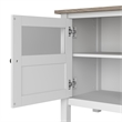 Mayfield 60W TV Stand with Doors and Shelves - Engineered Wood