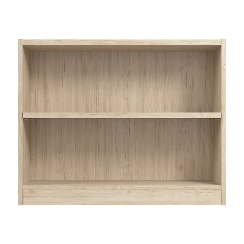 Universal Small 2 Shelf Bookcase in Natural Elm - Engineered Wood