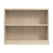 Universal Small 2 Shelf Bookcase in Natural Elm - Engineered Wood
