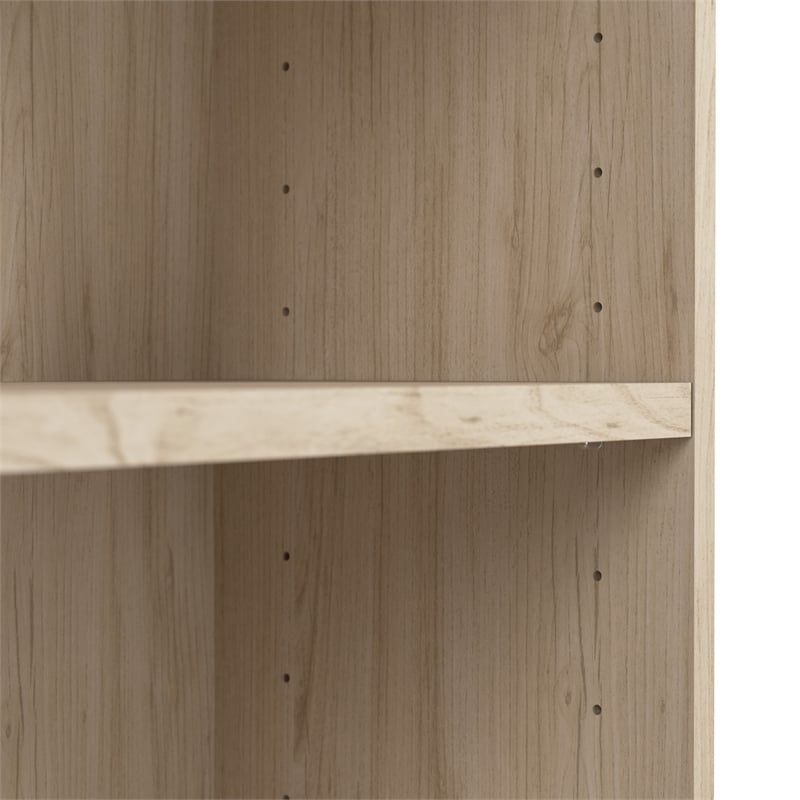Universal Tall 5 Shelf Bookcase in Natural Elm - Engineered Wood