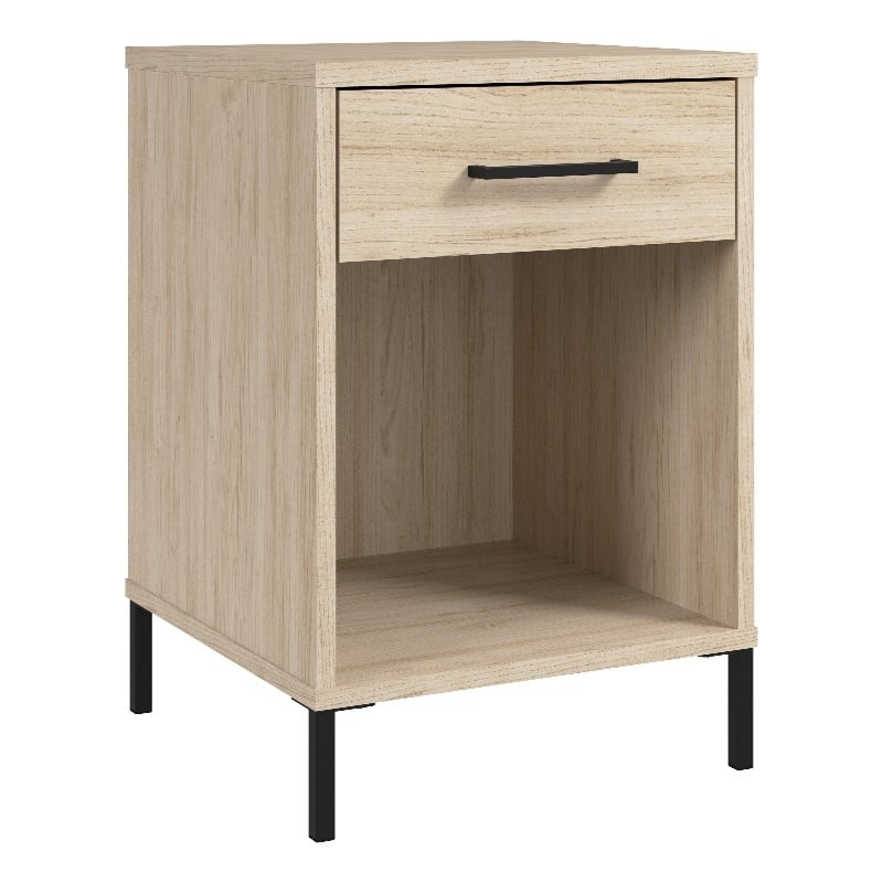 Essence Nightstand with Drawer in Natural Elm - Engineered Wood
