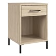 Essence Nightstand with Drawer in Natural Elm - Engineered Wood