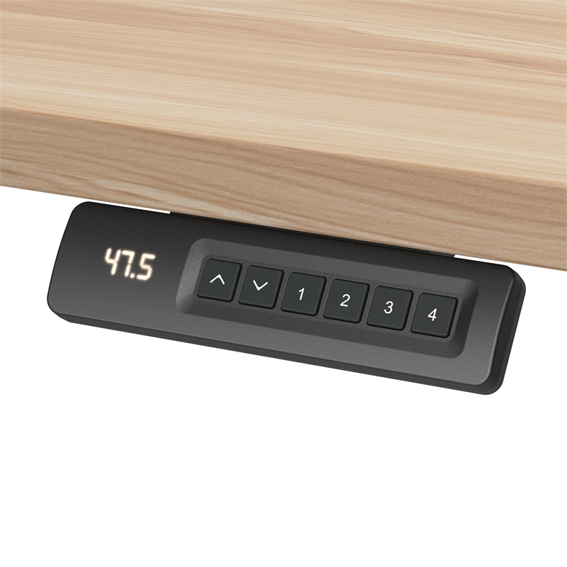 Energize Height Adjustable Standing Desk and Chair in Maple - Engineered Wood