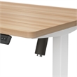 Energize Height Adjustable Standing Desk and Chair in Maple - Engineered Wood