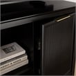 Bush Home Camille 58W Fluted TV Stand with Storage in Onyx Birch