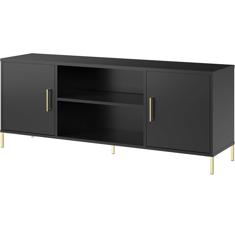 Bush Home Essence 58W TV Stand in Black Stipple