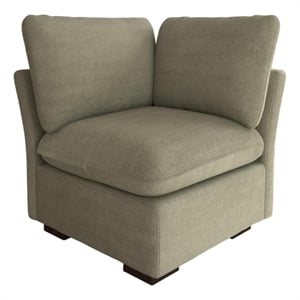 Bush Home Sienna Modular Corner Wedge in Soft Green Woven Fabric