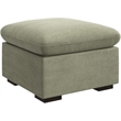 Bush Home Sienna Modular Storage Ottoman in Soft Green Woven Fabric