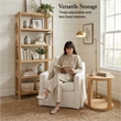 Bush Home Vera 5 Shelf Bookcase in Natural White Oak