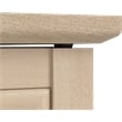 Bush Home Camille 47W Fluted Lift Top Coffee Table with Storage in Natural Birch