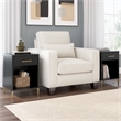 Bush Home Essence End Table in Black Stipple